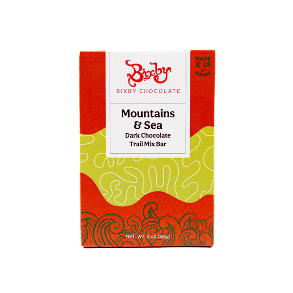 Mountains and Sea Trail Mix Bar - Bixby Chocolate