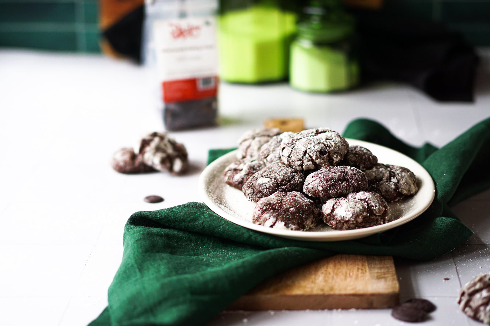 Chocolate Crinkle Cookies