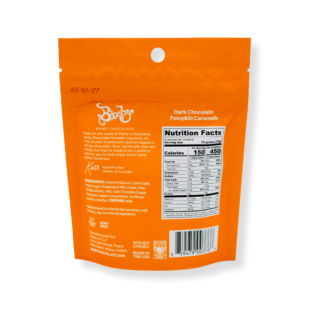 Pumpkin Caramels | 6 Pouches