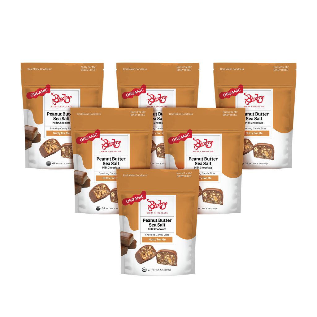 Milk Chocolate + Crunchy Peanut Butter Candy Bites | Nutty For Me