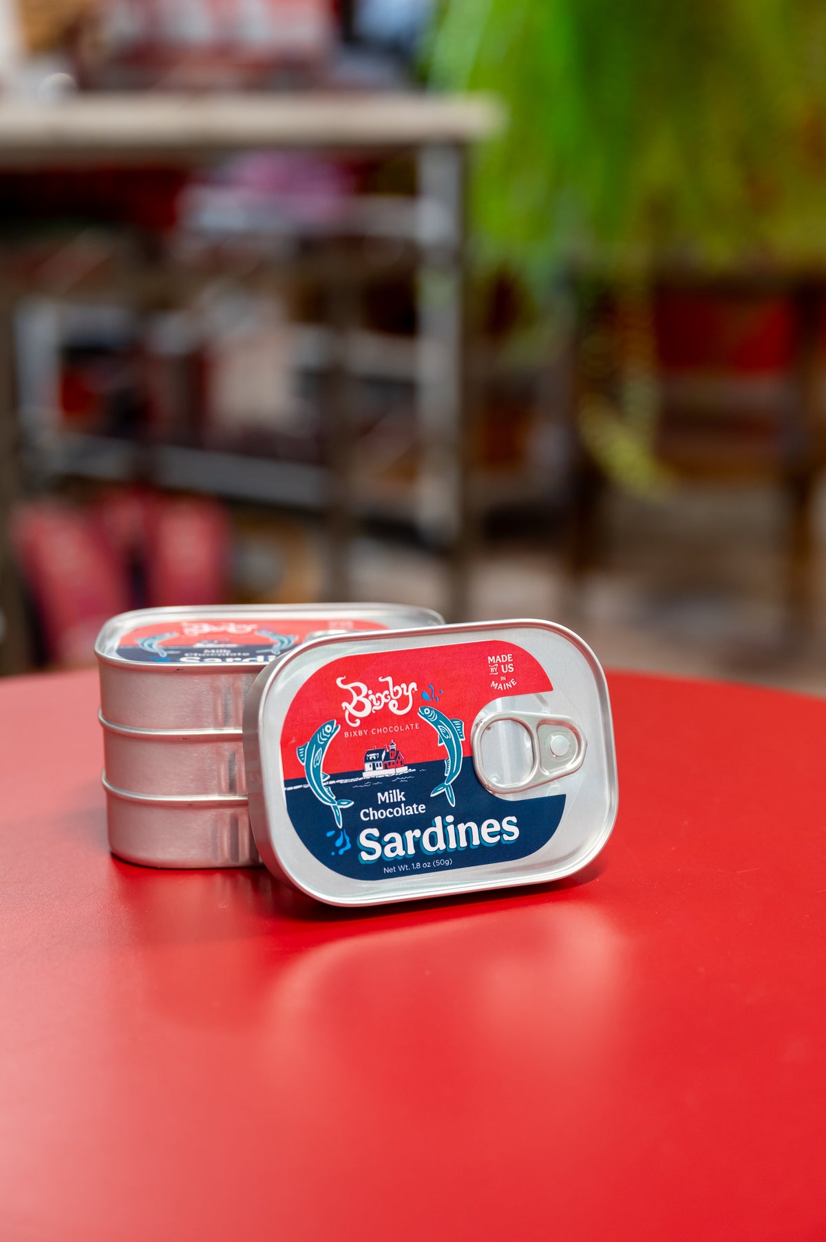 Chocolate Sardines, Tinned