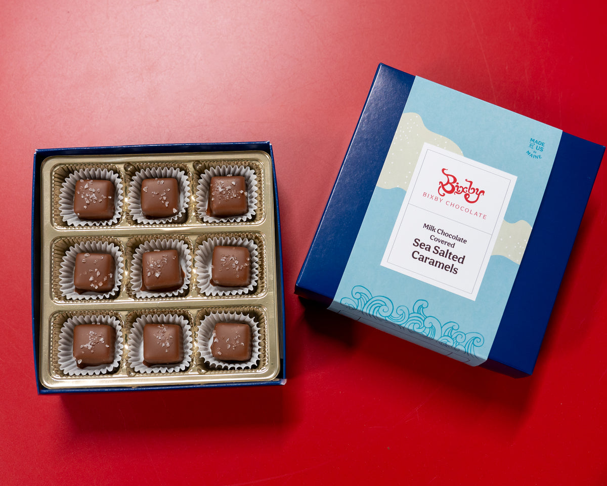 Milk Chocolate Maine Sea Salted Caramel Gift Box