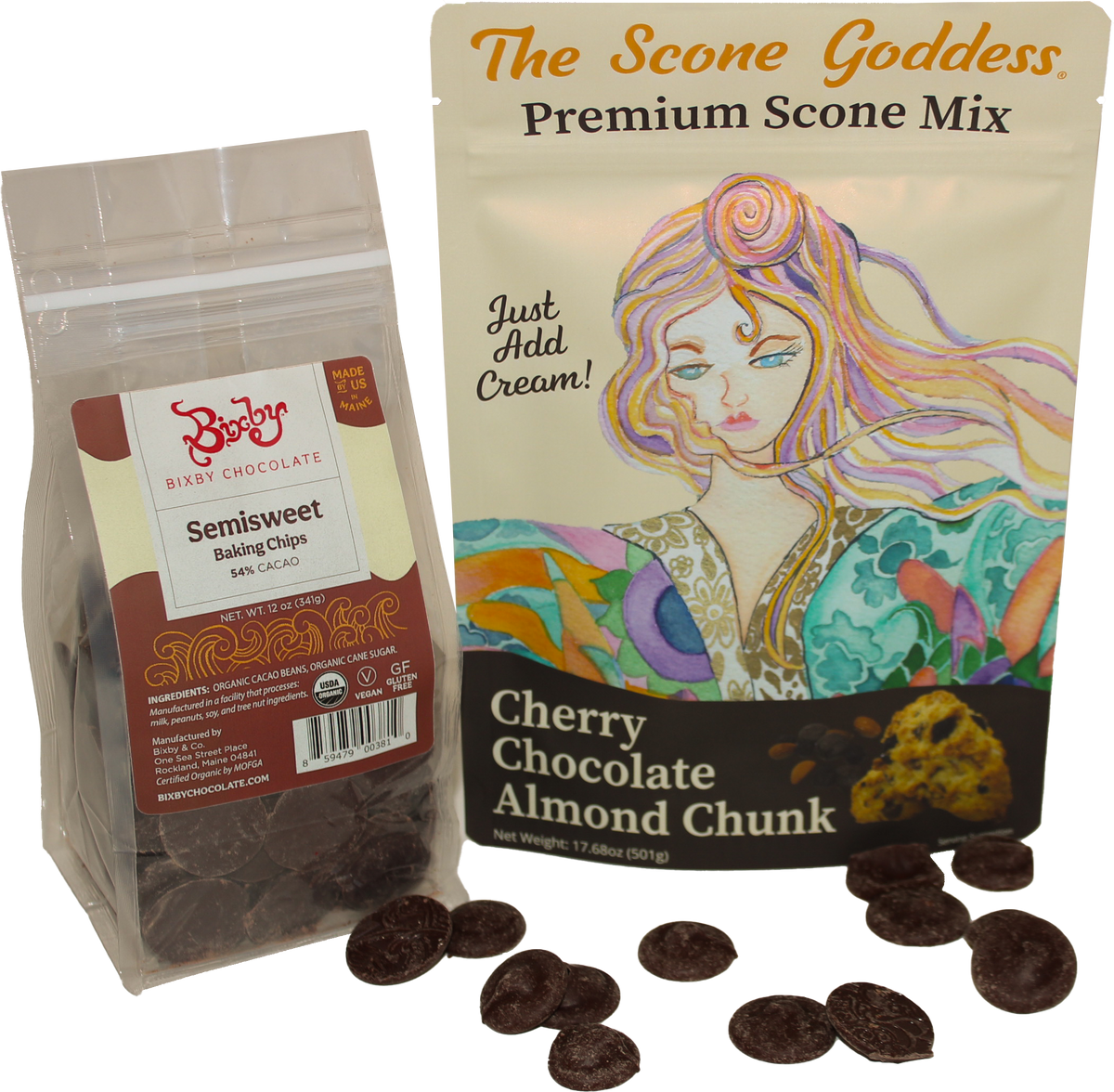 Cherry Chocolate Almond Chunk Scone Goddess Scone Mix