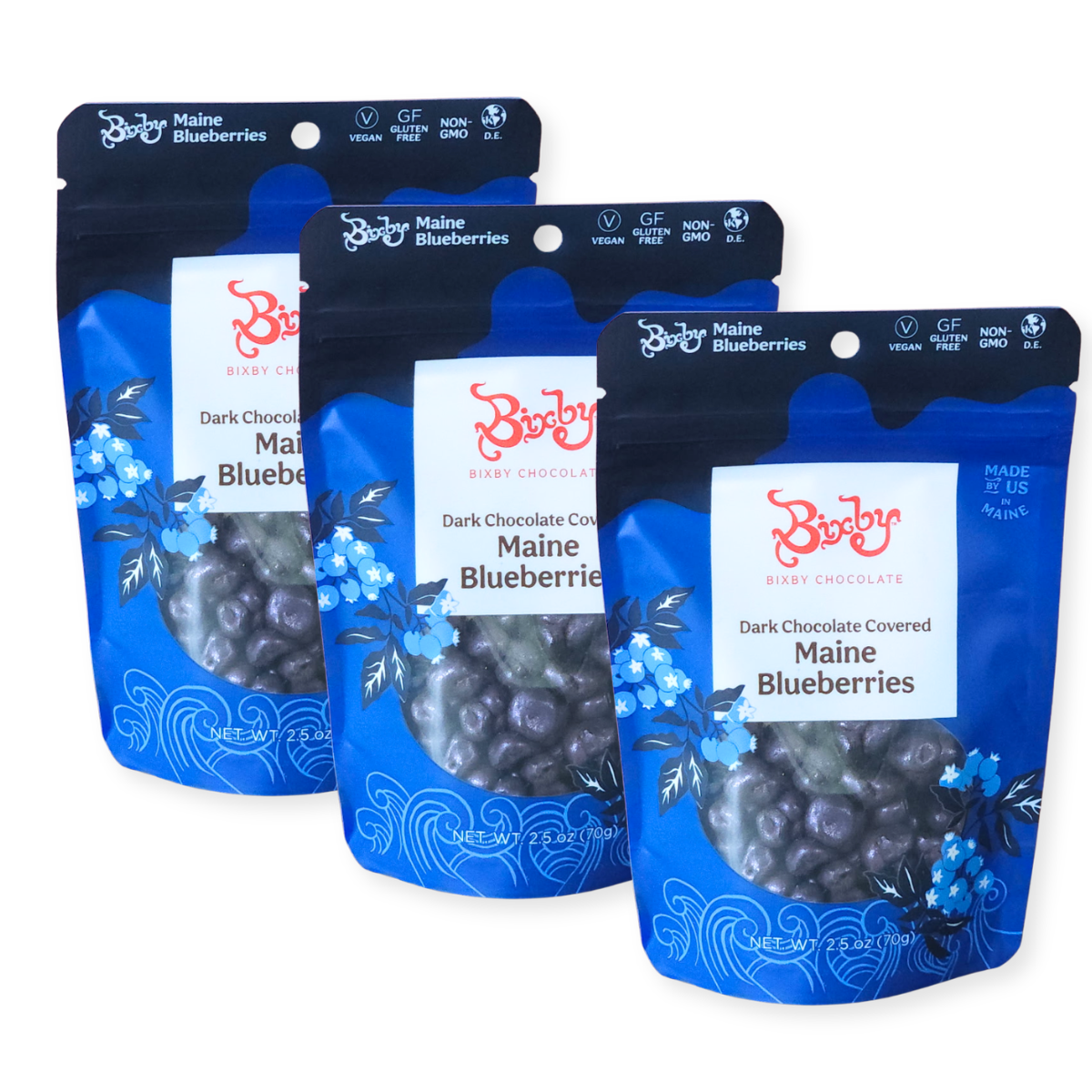 Dark Chocolate Covered Blueberries