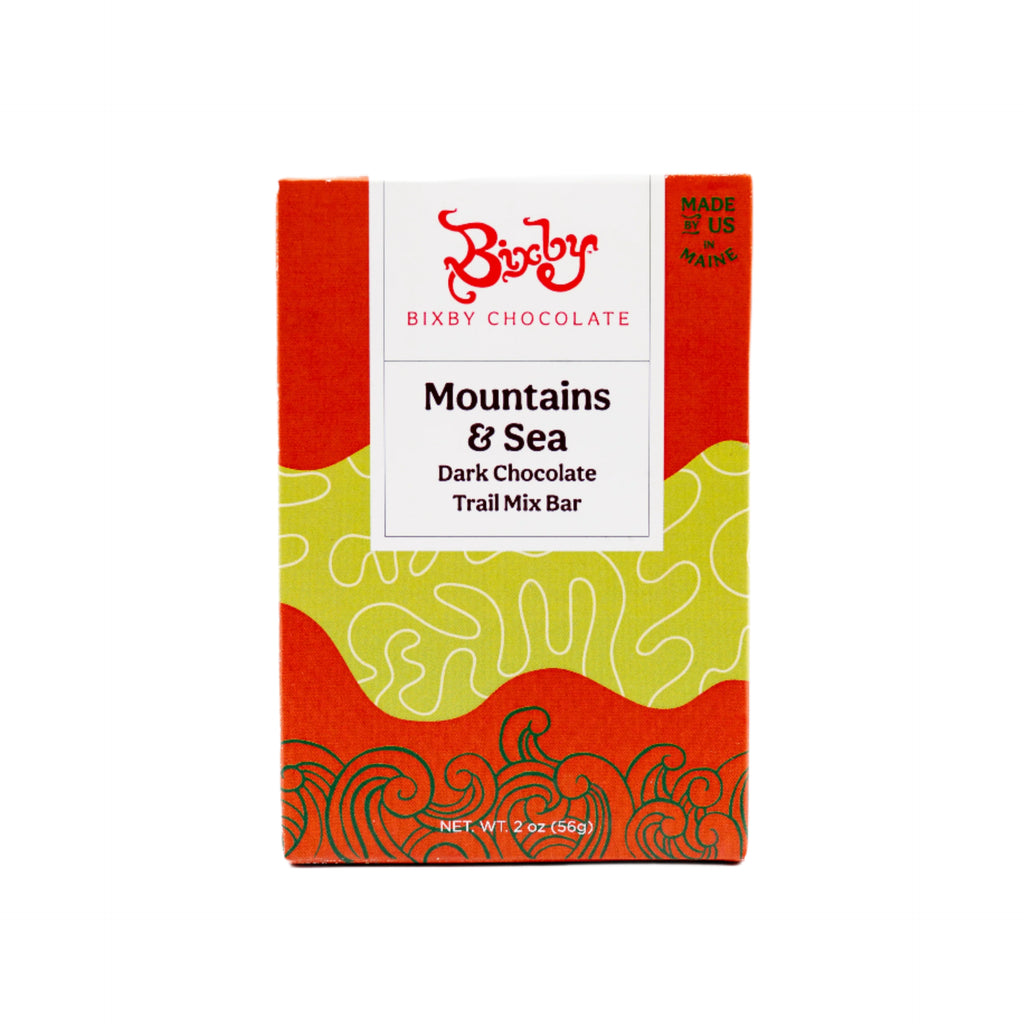 Mountains and Sea Trail Mix Bar - Bixby Chocolate