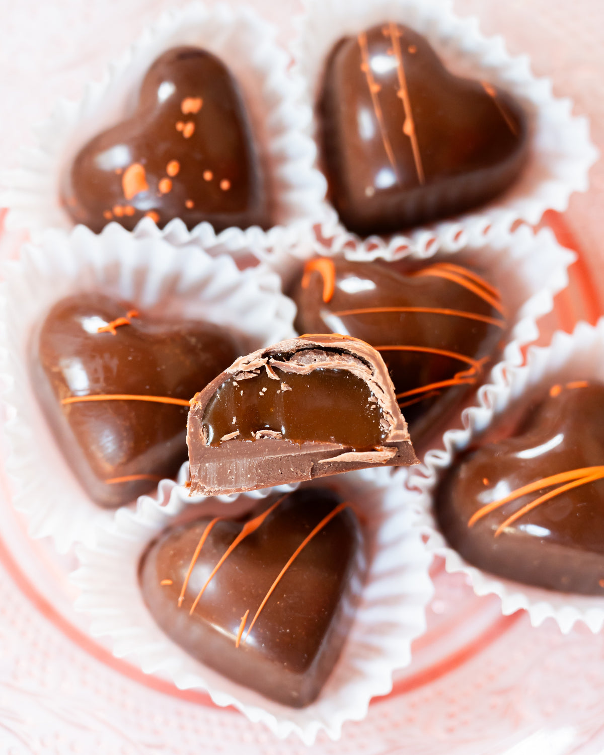 Heart-Shaped Bonbon Trio Gift Box