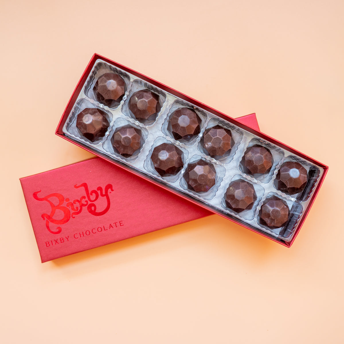 Bourbon with Bourbon Barrel Cured Heirloom Salt Bon Bon