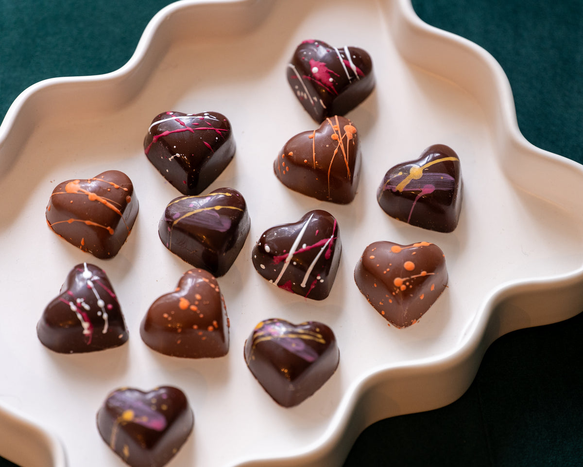 Heart-Shaped Bonbon Trio Gift Box