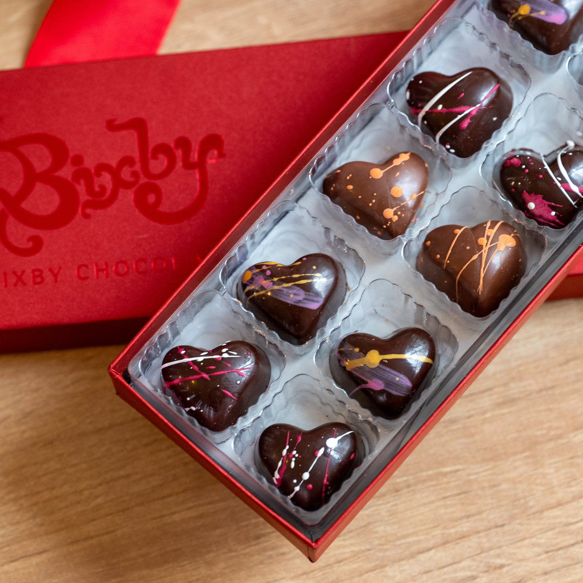 Heart-Shaped Bonbon Trio Gift Box