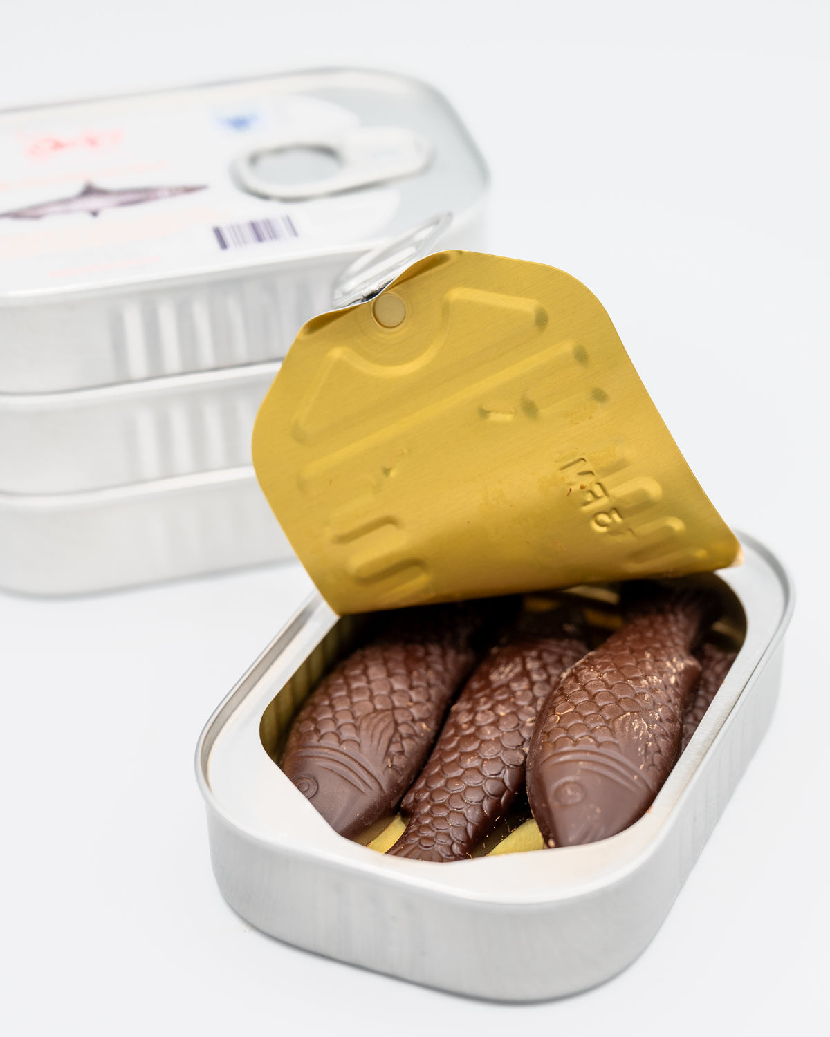 Chocolate Sardines, Tinned