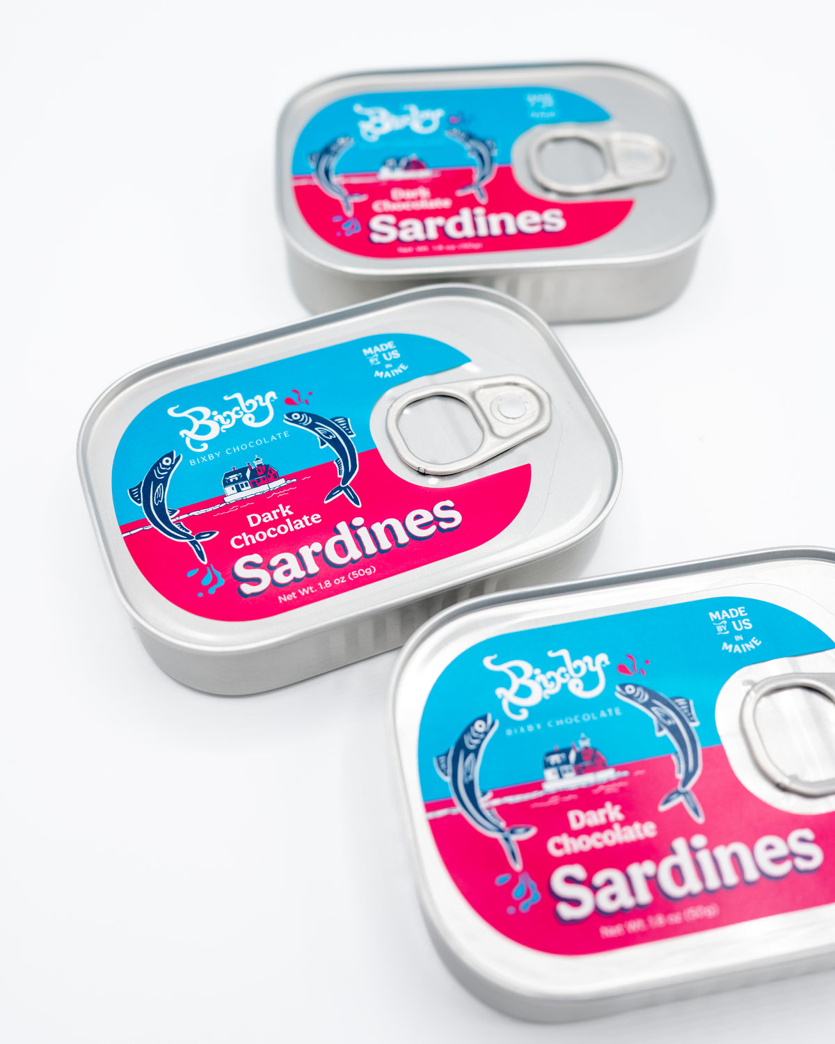 Chocolate Sardines, Tinned