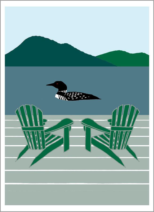 Loon on a Lake