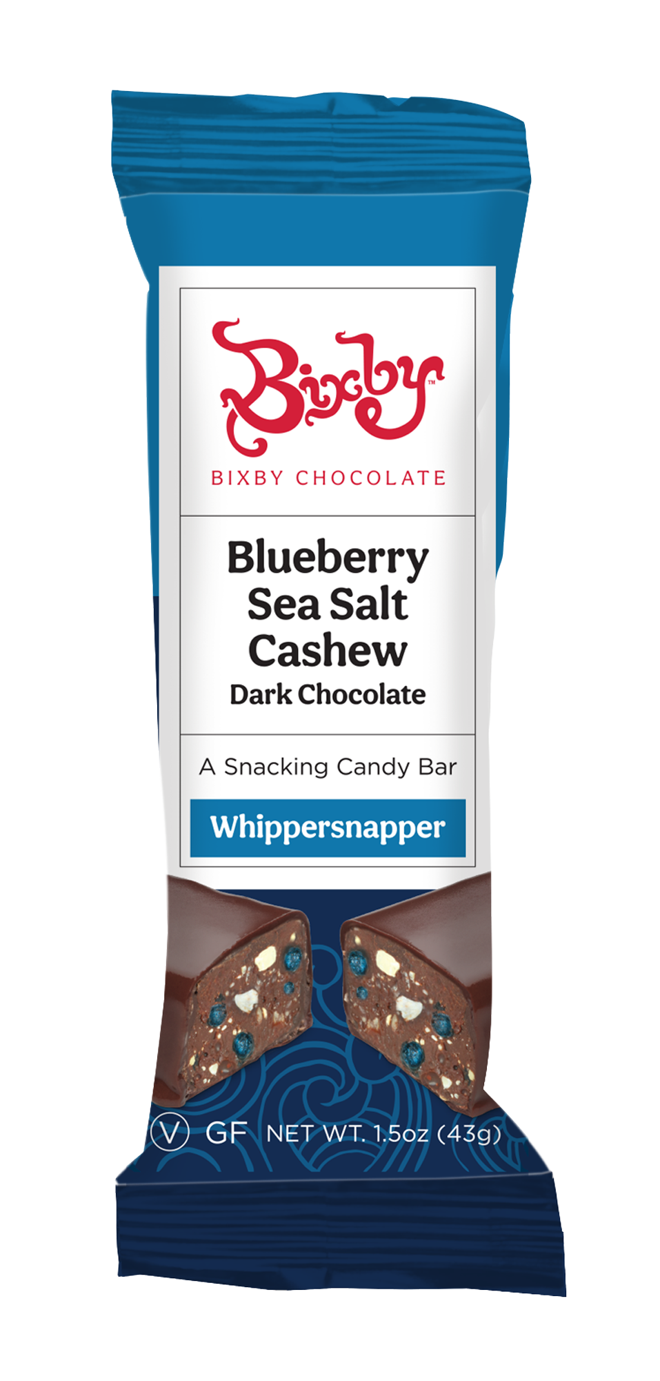 Whippersnapper® - Dark Chocolate + Maine Blueberries + Maine Sea Salt (Vegan)