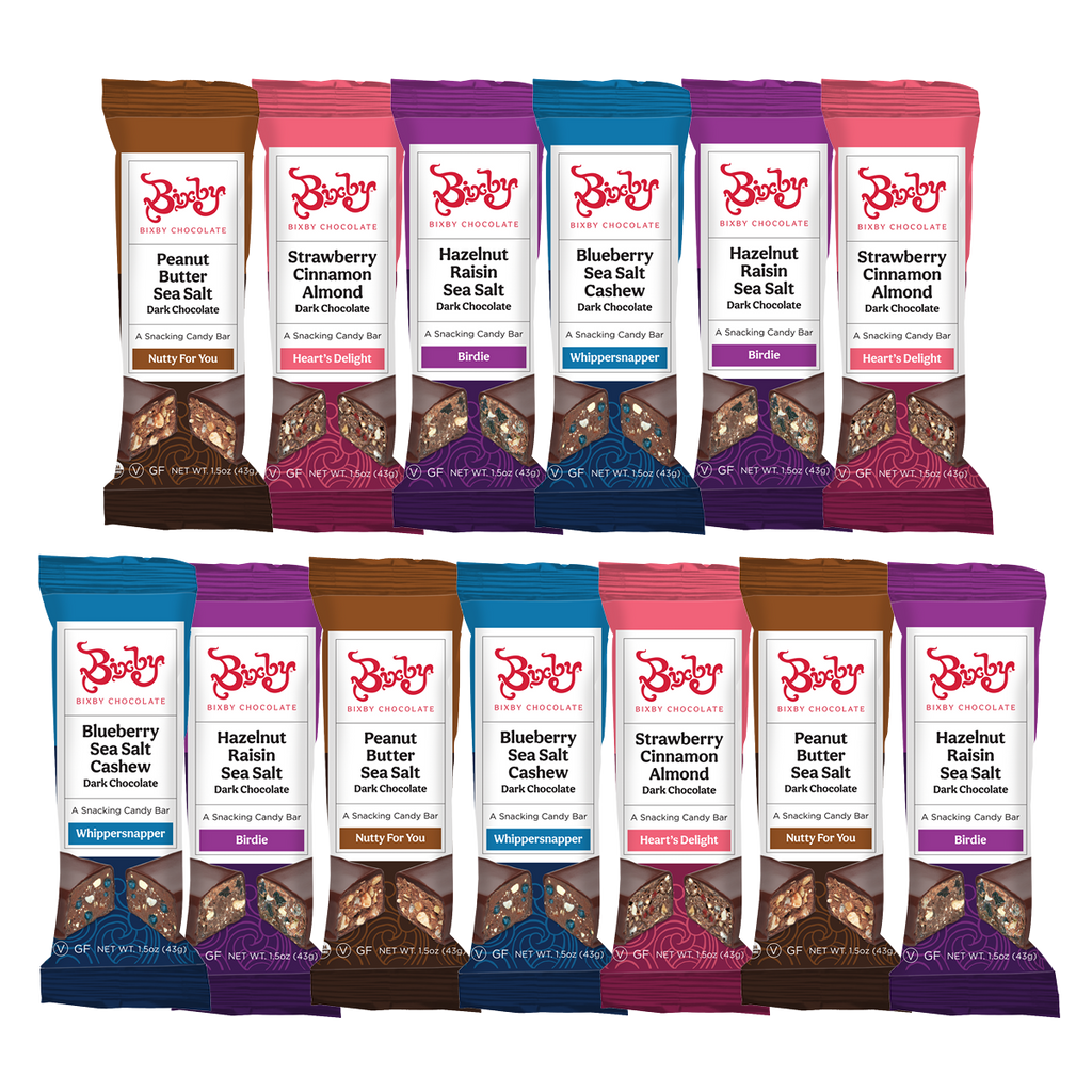 Vegan Candy Snack Bars | Dark Chocolate Candy Bar - Bixby Chocolate