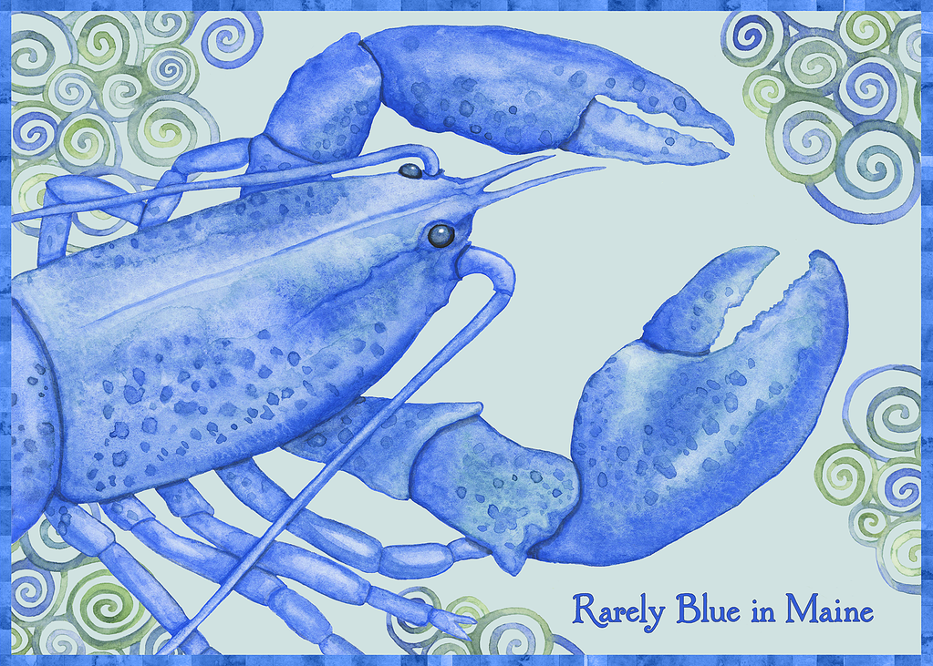 Blue Lobster Card