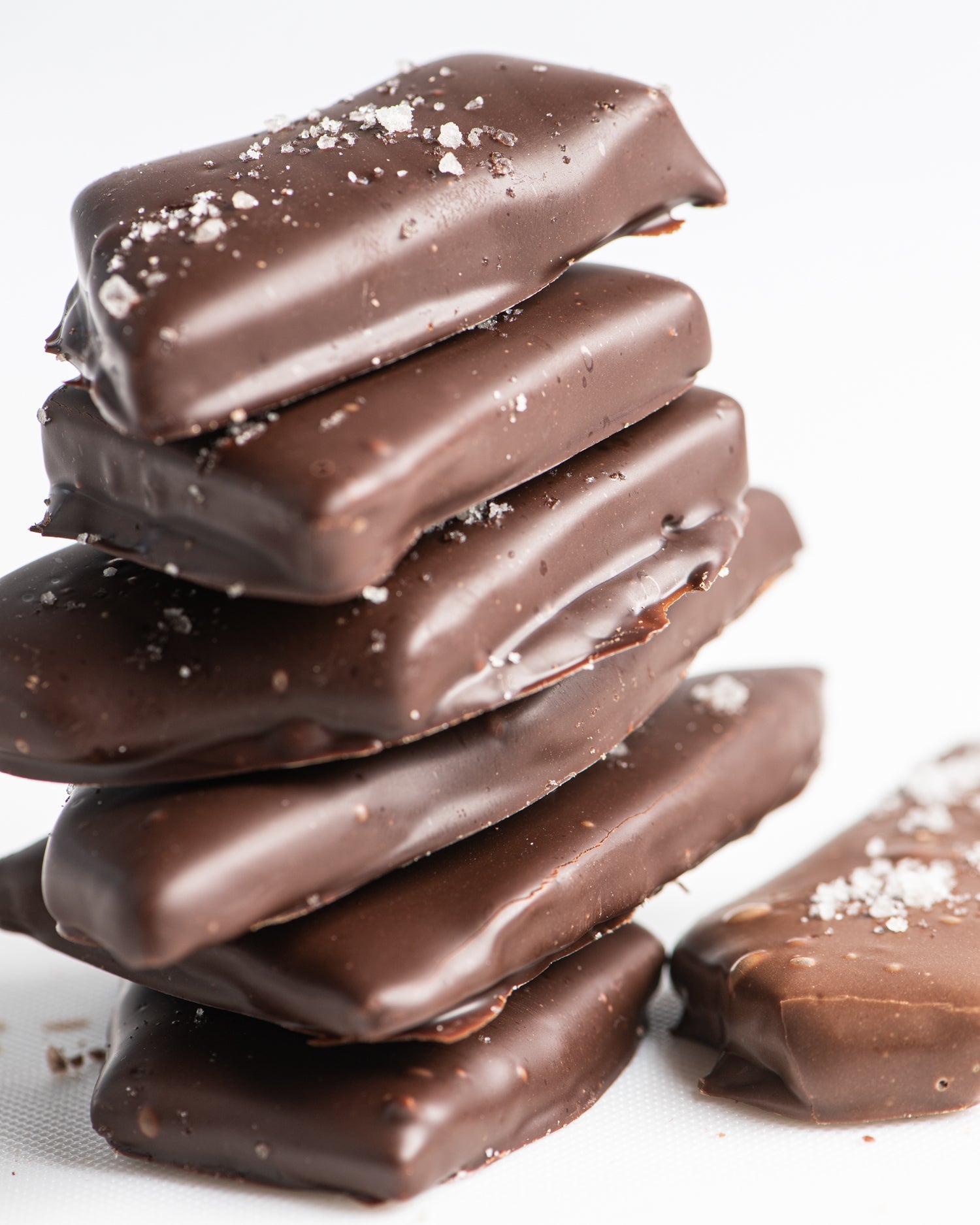 Nutty for You® - Dark Chocolate + Crunchy Peanut Butter + Maine Sea Sa -  Bixby Chocolates